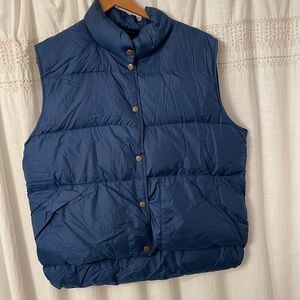 Vintage L.L. Bean Blue Puffer